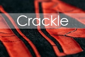 custom t shirt printing - Crackle printing