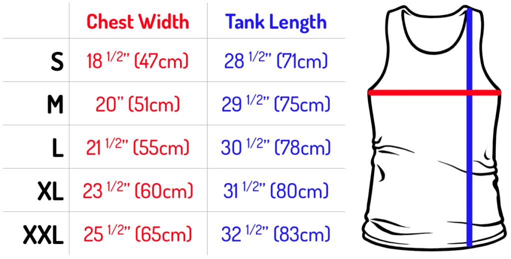 t-shirt size, t shirt standard size, custom t shirt size chart