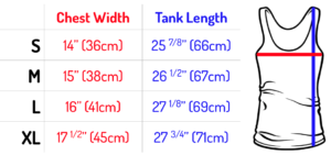 Women Tank Top Size Guide