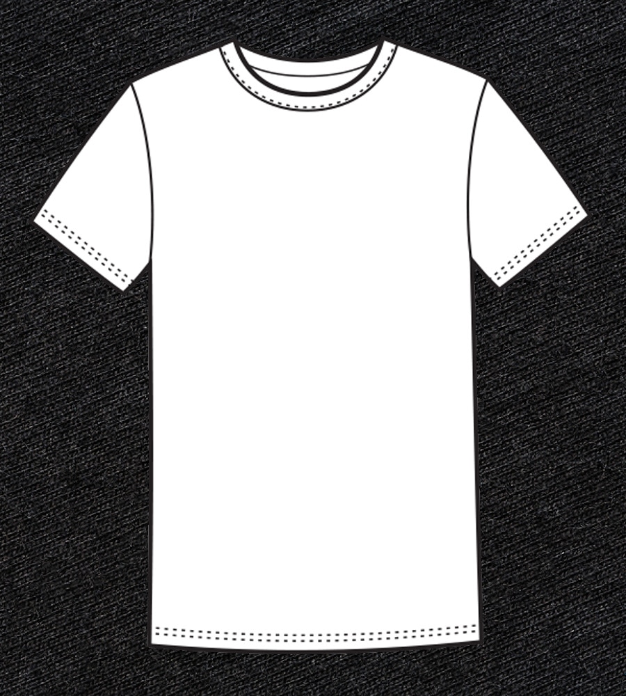 regular fit men custom t-shirt template from wannaink