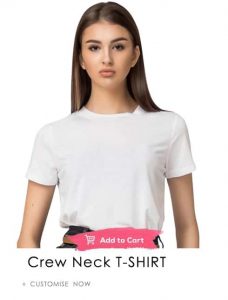 Design t-shirts online women Round neck