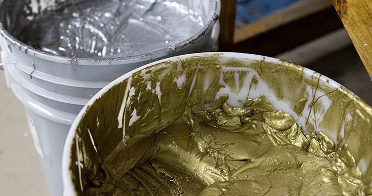 Metallic print
