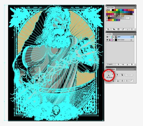 Print Ready Files for T-Shirt Printing in Vector Format