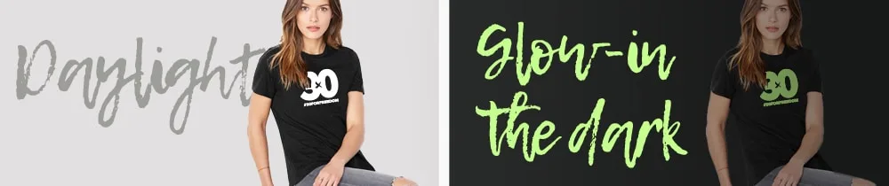 glow in the dark printing