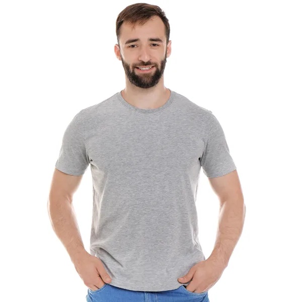 Men's round neck T-shirt (Front)