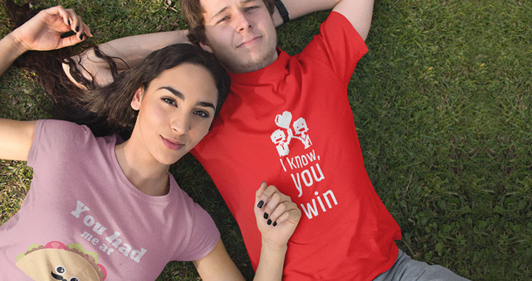 Custom Couple T-Shirts