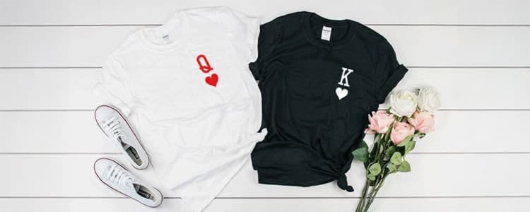 custom king and queen t-shirts